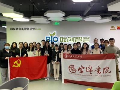 宗濂书院联合药学院赴西安联创生物医药孵化器参观学习